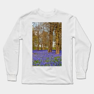 Bluebell Woods Greys Court Oxfordshire England Long Sleeve T-Shirt